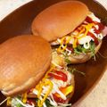 あい♪らんど's cooksnap of when they made 簡単美味しいハムエッグバーガー.