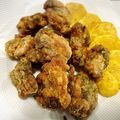 aaikoo's cooksnap of when they made ムネ肉、大葉、梅干し、海苔、唐揚げ。.