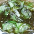 ＴＯＭＯＷＡＴ's cooksnap of when they made 夏にピッタリ♪ミョウガと胡瓜のモズク酢★.