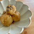 飼い猫はおデブさん's cooksnap of when they made 里芋の胡麻味噌煮　簡単★小鉢.