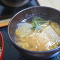 taruママ's cooksnap of when they made 寺のじさまの大根味噌汁～扇に千本、賽ノ目.
