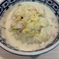 白飯大好き's cooksnap of when they made 白菜ベーコンしめじクリーム煮.