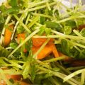 クックH7GWHX☆'s cooksnap of when they made 柿と豆苗のサラダ.