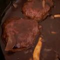 ぶす丸's cooksnap of when they made ☆フライパン１つで煮込みハンバーグ.