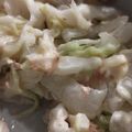 れそそ's cooksnap of when they made 簡単！材料は全て適量！無限梅白菜サラダ.