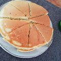 アユえもん's cooksnap of when they made 黒ゴマとチーズとハムのパンケーキ.