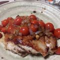 久実あき's cooksnap of when they made コロコロトマトソースのチキンソテー.