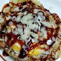 cyobindish's cooksnap of when they made 返さないモダン焼き.