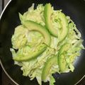 ゆきのすけ999's cooksnap of when they made アボカドふわふわお好み焼き＊水なし.
