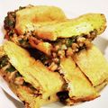 あまね's cooksnap of when they made 栃尾揚げの挽肉はさみ焼き.
