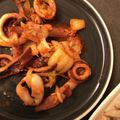 Sac’HiNa's cooksnap of when they made ビールが進む♪オイ味噌イカキムチ.