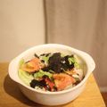 みるく茶's cooksnap of when they made トマトとレタスの韓国風☆海苔ごまサラダ.