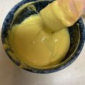 ころん♬'s cooksnap of when they made 卵黄1個★少量★レンジで簡単カスタード♪.