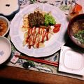 minmo2✳️2's cooksnap of when they made こんにゃくのステーキ風.