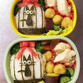 Chaaa_room's cooksnap of when they made 籠に入ったジジ弁当（キャラ弁）.
