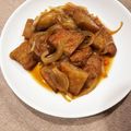 my7033's cooksnap of when they made (｡･ω･)σ 「さつま揚げ・甘辛煮」.