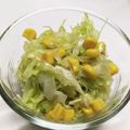 新妻あや's cooksnap of when they made 学校給食のコーンサラダを再現！.