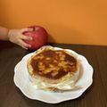 ぐうたら主婦みん's cooksnap of when they made クリスマスに♡りんごのバスクチーズケーキ.