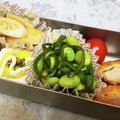 龍青空ママ's cooksnap of when they made [お弁当に♪枝豆ピーマンのささっと炒め].
