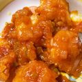 chr♡km's cooksnap of when they made 簡単なのに本格的！ご飯が進むエビチリ.