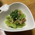 北京パンダ's cooksnap of when they made ごま油香る！チンゲン菜とツナ缶の和え物.
