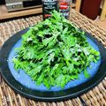 料理男子部🍻's cooksnap of when they made 春菊とオリーブオイルのシンプルサラダ！.