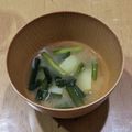 ラリー＆サラ's cooksnap of when they made 新じゃがとニラのお味噌汁.