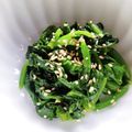 こみく's cooksnap of when they made ほうれん草ナムル.