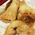 まま牛's cooksnap of when they made ばぁちゃんのきつねうどん用のおあげ.