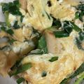 snow012's cooksnap of when they made 魚肉ソーセージ入りのニラ玉 *☻*.