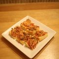 みるく茶's cooksnap of when they made こんがり焦がし醤油のキムチーズきつね.