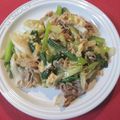 tikariri's cooksnap of when they made ネギと小松菜のオイスターソース炒め.