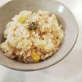 haruboomam's cooksnap of when they made ランチに！炊飯器任せの簡単えびピラフ♪.