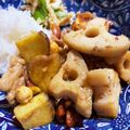 あたむ❤189's cooksnap of when they made 根菜と豚肉とナッツの甘辛焼き。.
