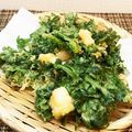 horseland's cooksnap of when they made 春菊と海老のかき揚げ(*^^*).