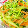 U☆kaoru's cooksnap of when they made ＊豆苗ときゅうりのナムル＊.