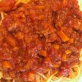 クックS5N2AF☆'s cooksnap of when they made トマト缶で基本のおうちミートソースパスタ.