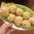 ChinchilaB's cooksnap of when they made 節約ゴージャス☆カニカマで蟹しゅうまい.