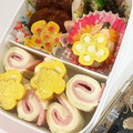 ma⋆__⋆cha's cooksnap of when they made 竹串でお花の卵焼き♪キャラ弁おかずに♪.