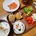＊saeぴ＊'s cooksnap of when they made 簡単キャラ弁♪オラフおにぎり.