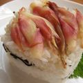 hibby's cooksnap of when they made 茗荷の押し寿司.