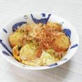 ＠迷子＠'s cooksnap of when they made 男のロマンだ！こんなんあり？たこ焼き丼.