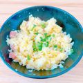 プー♡'s cooksnap of when they made レンジで簡単！ウインナーと玉子の炒飯.