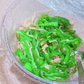 mumu93's cooksnap of when they made レンジで手間なし！チンジャオロースー.