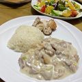 ゆいランラン's cooksnap of when they made １０分簡単♪　ビーフストロガノフ.