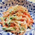 ÿuuka☆212's cooksnap of when they made 青しそとカニかまのにんじんサラダ.