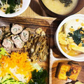 ☆あさ's cooksnap of when they made 鶏肉の照り焼きwith蓮根&舞茸.