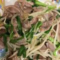 yuutasu's cooksnap of when they made 砂肝とニラもやしのさっぱり塩味炒め.
