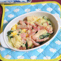 mmameco's cooksnap of when they made ほうれん草とじゃがいものマヨチーズ焼き.
