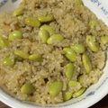 きおら+-22's cooksnap of when they made 青豆入りの玄米ご飯を圧力鍋で♬.